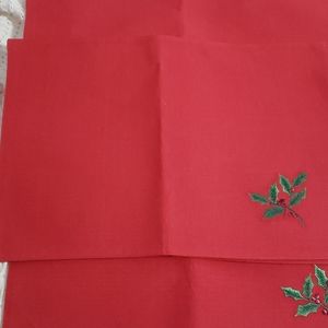 Christmas Emb placemats